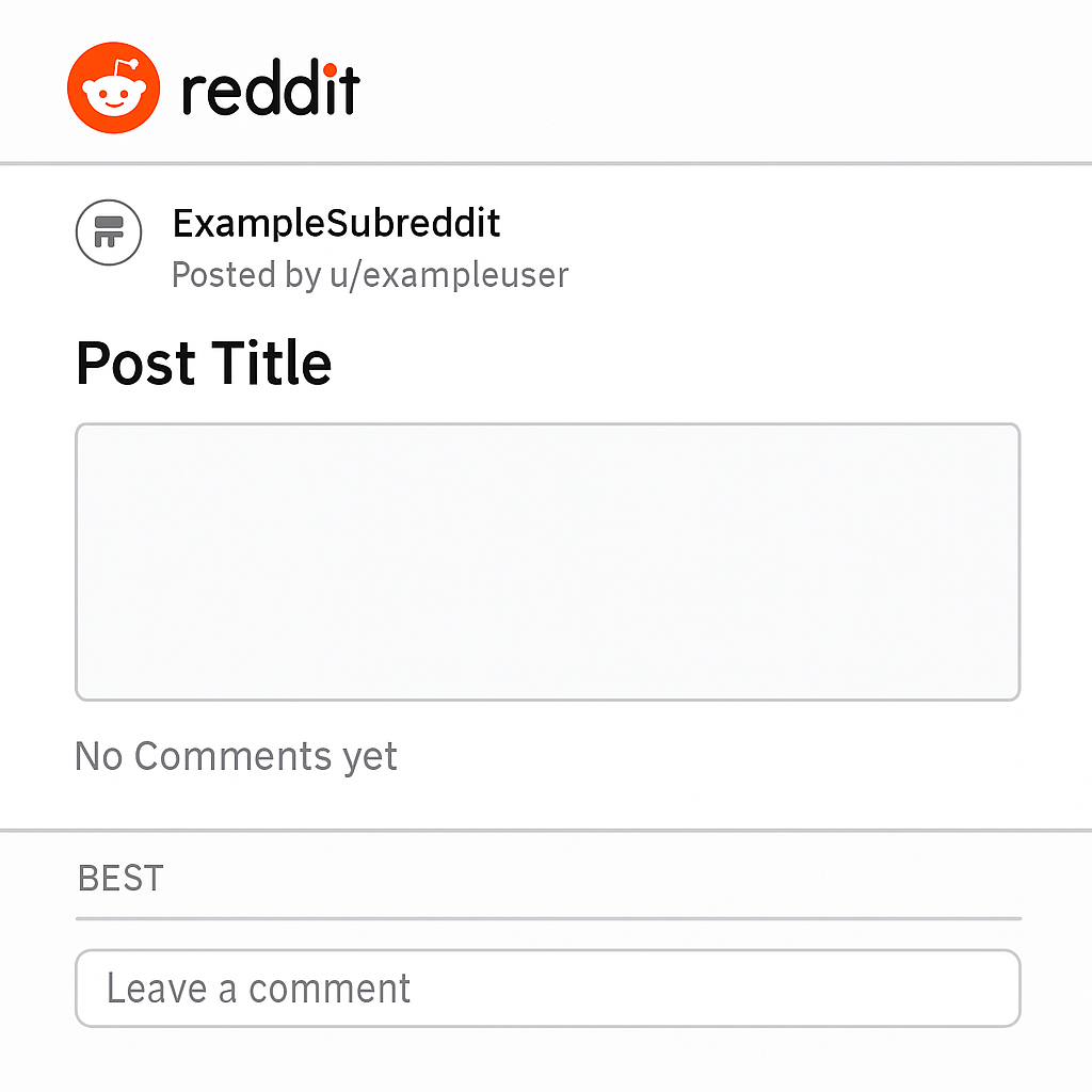 Reddit 帖子正文不显示示意图